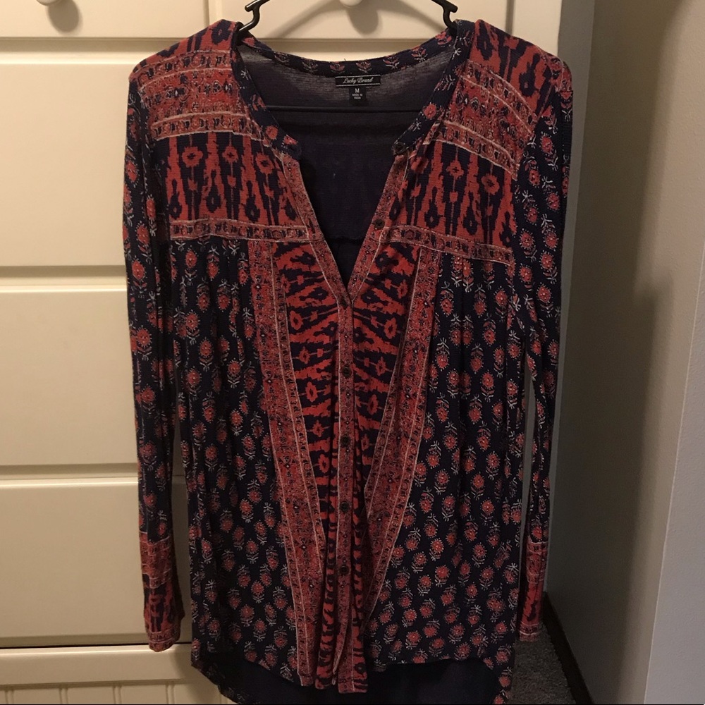 Lucky brand long sleeve top